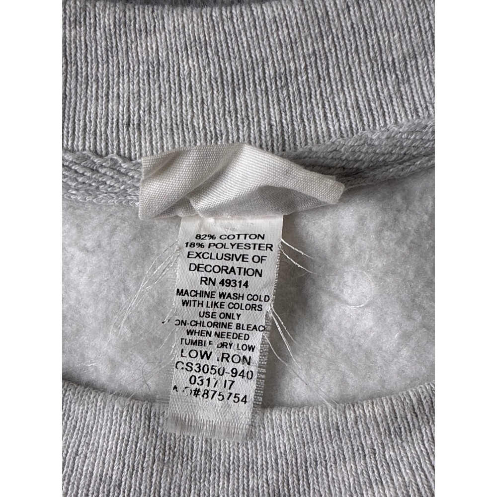 Georgetown University Law School Champion Reverse Weave Sweatshirt Gray Mens S - Picture 13 of 14